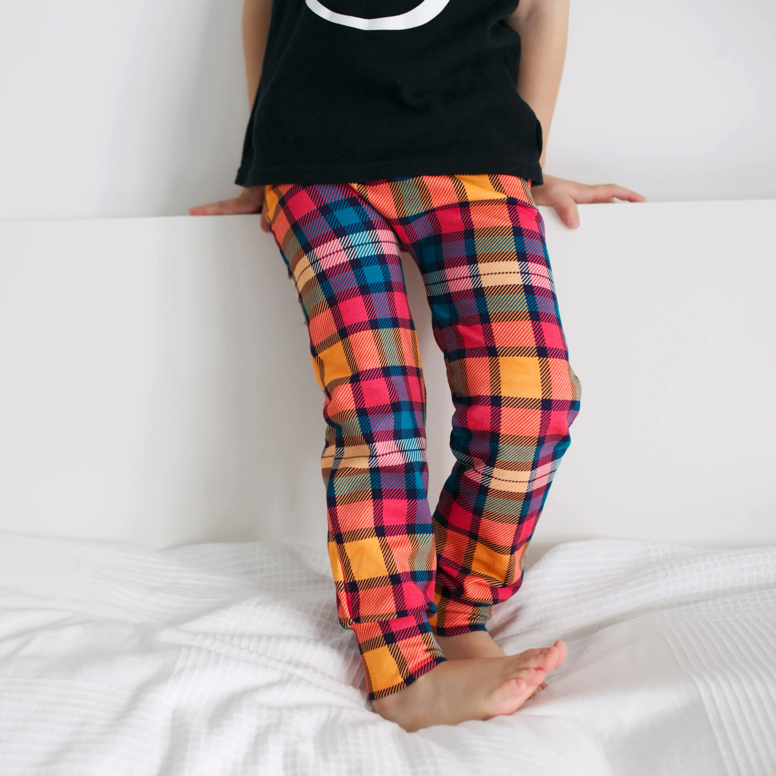 Sunset Tartan Leggings