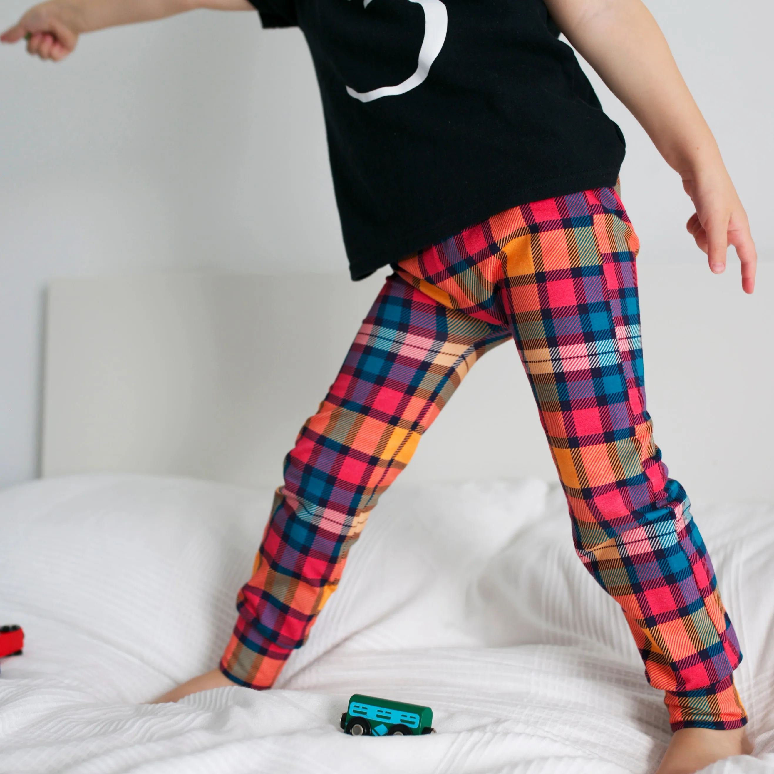 Sunset Tartan Leggings