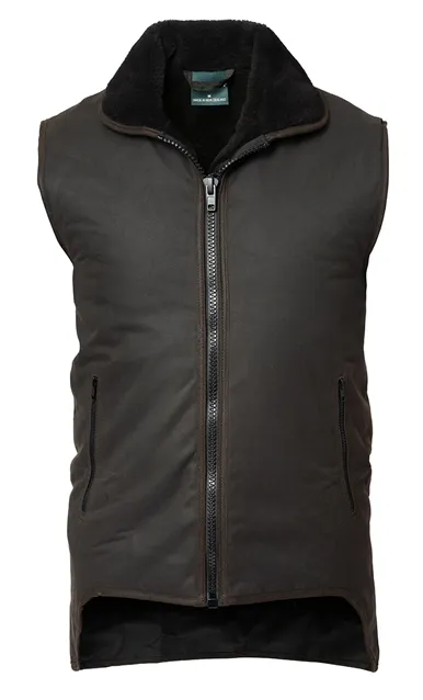 SUPERIOR OILSKIN VEST - Sleeveless | Fleece Lined