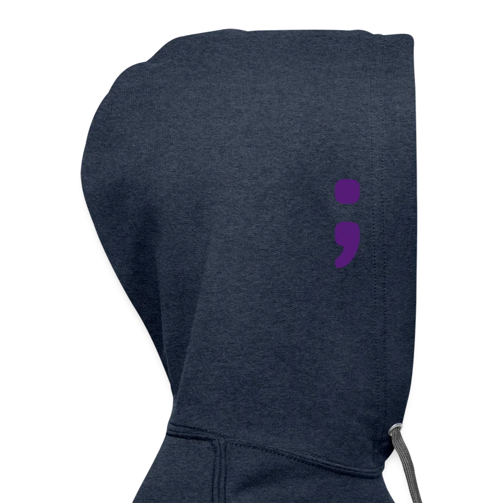 *SWEARY* WordCloud Heart / Classic Logo Contrast Hoodie
