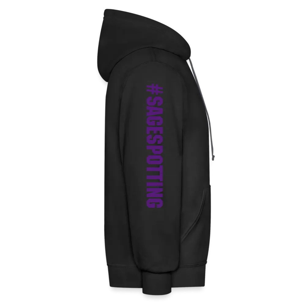 *SWEARY* WordCloud Heart / Classic Logo Contrast Hoodie