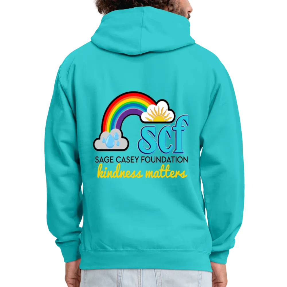 *SWEARY* WordCloud Heart / Classic Logo Contrast Hoodie