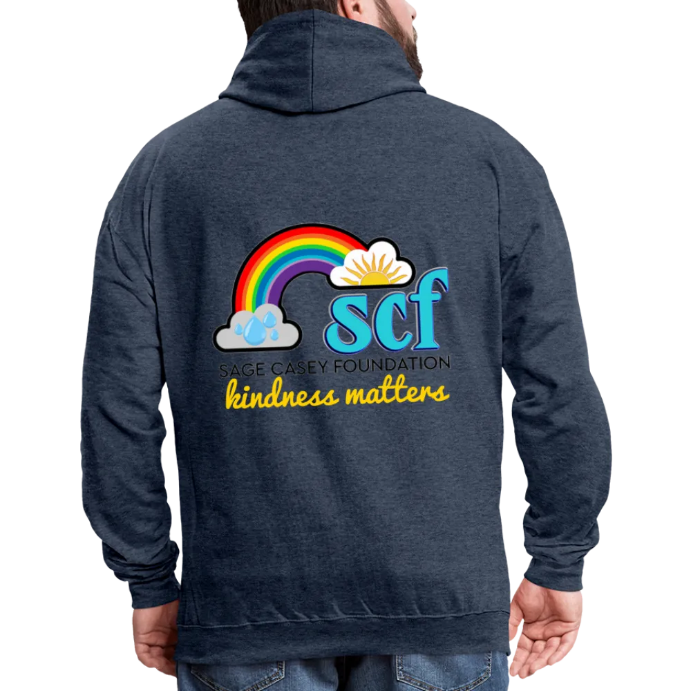 *SWEARY* WordCloud Heart / Classic Logo Contrast Hoodie
