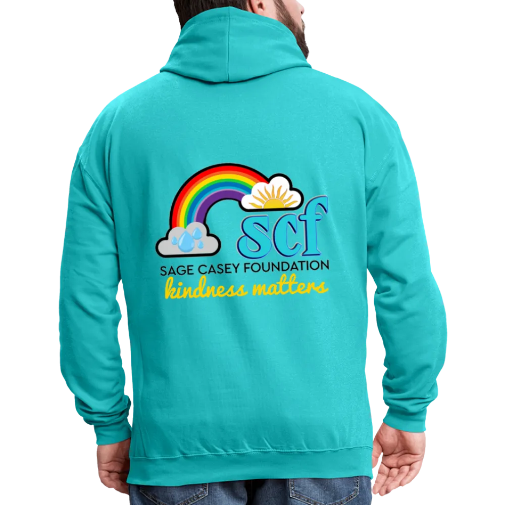 *SWEARY* WordCloud Heart / Classic Logo Contrast Hoodie