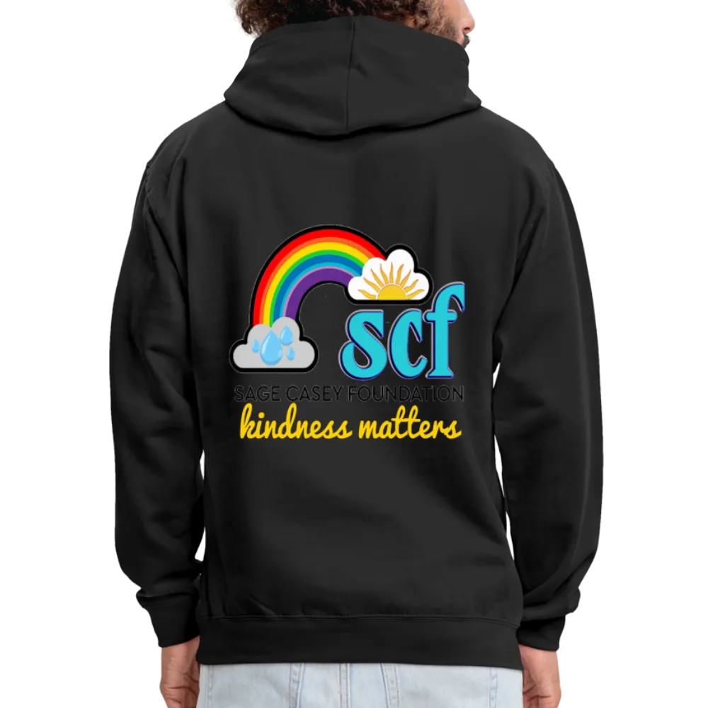 *SWEARY* WordCloud Heart / Classic Logo Contrast Hoodie