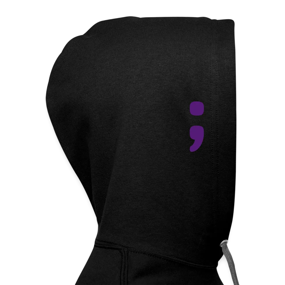 *SWEARY* WordCloud Heart / Classic Logo Contrast Hoodie