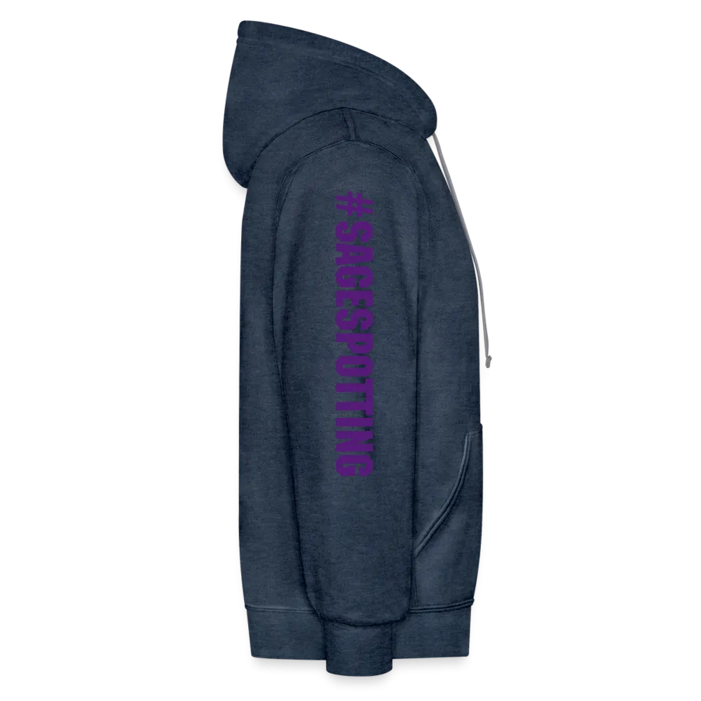 *SWEARY* WordCloud Heart / Classic Logo Contrast Hoodie