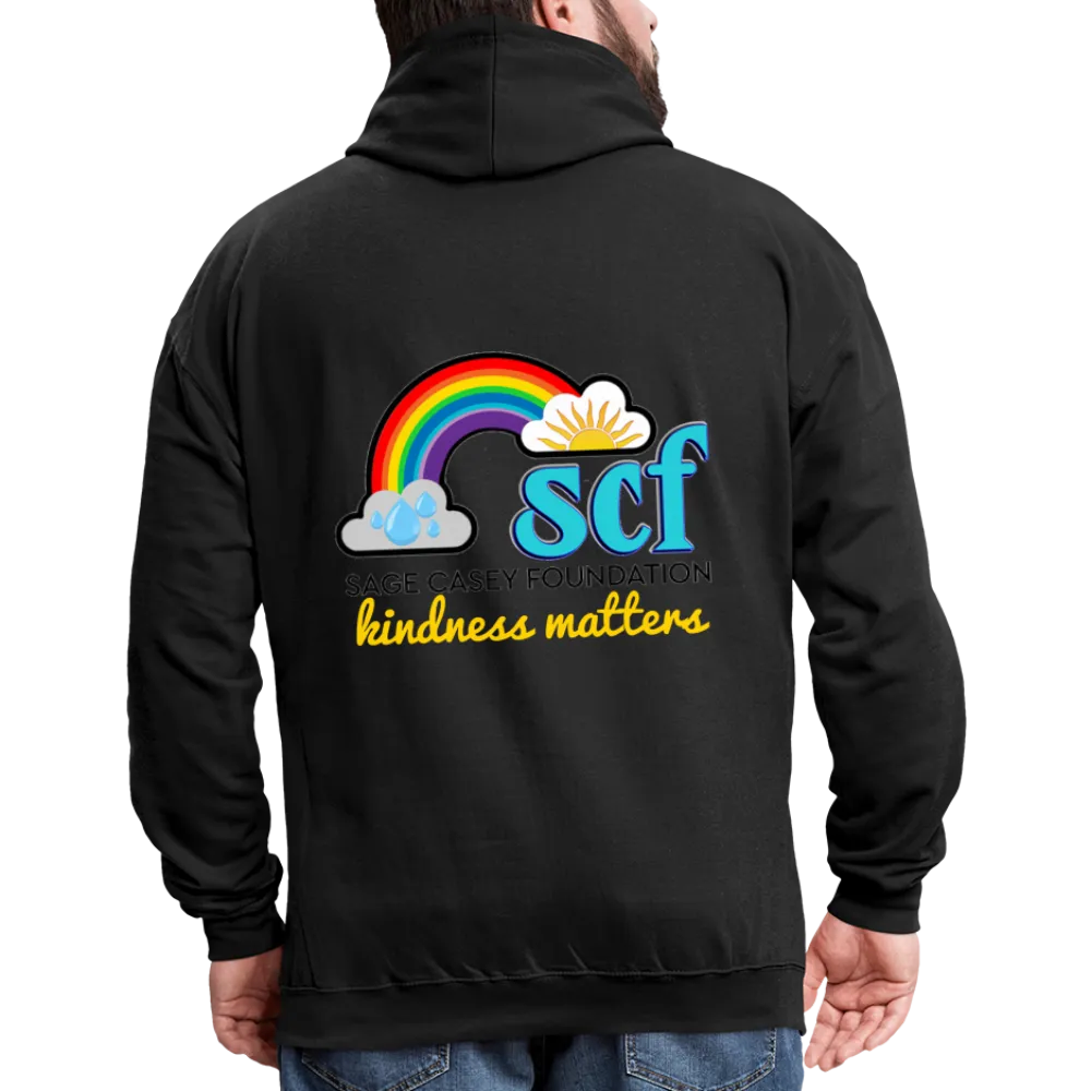 *SWEARY* WordCloud Heart / Classic Logo Contrast Hoodie