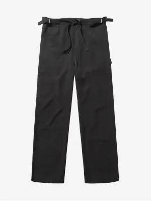 Tencel Unisex Cargo Trousers | Jet Black