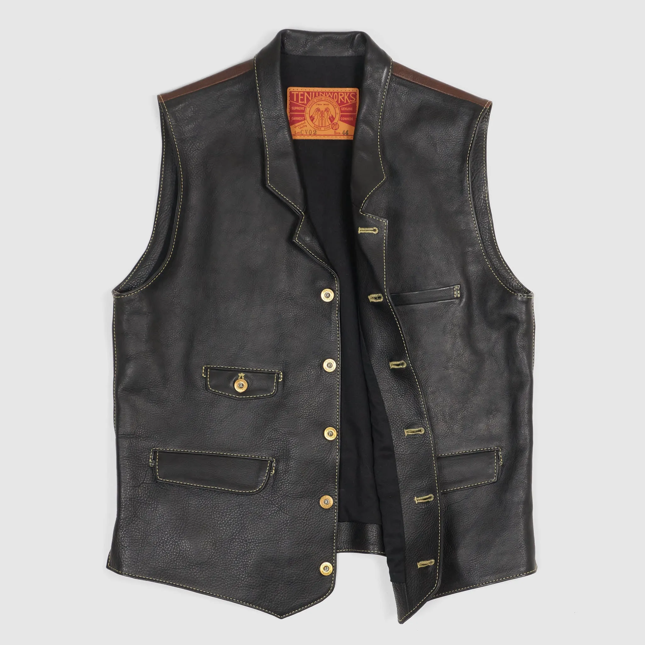 Tenjin Works Craftman Leather Vest