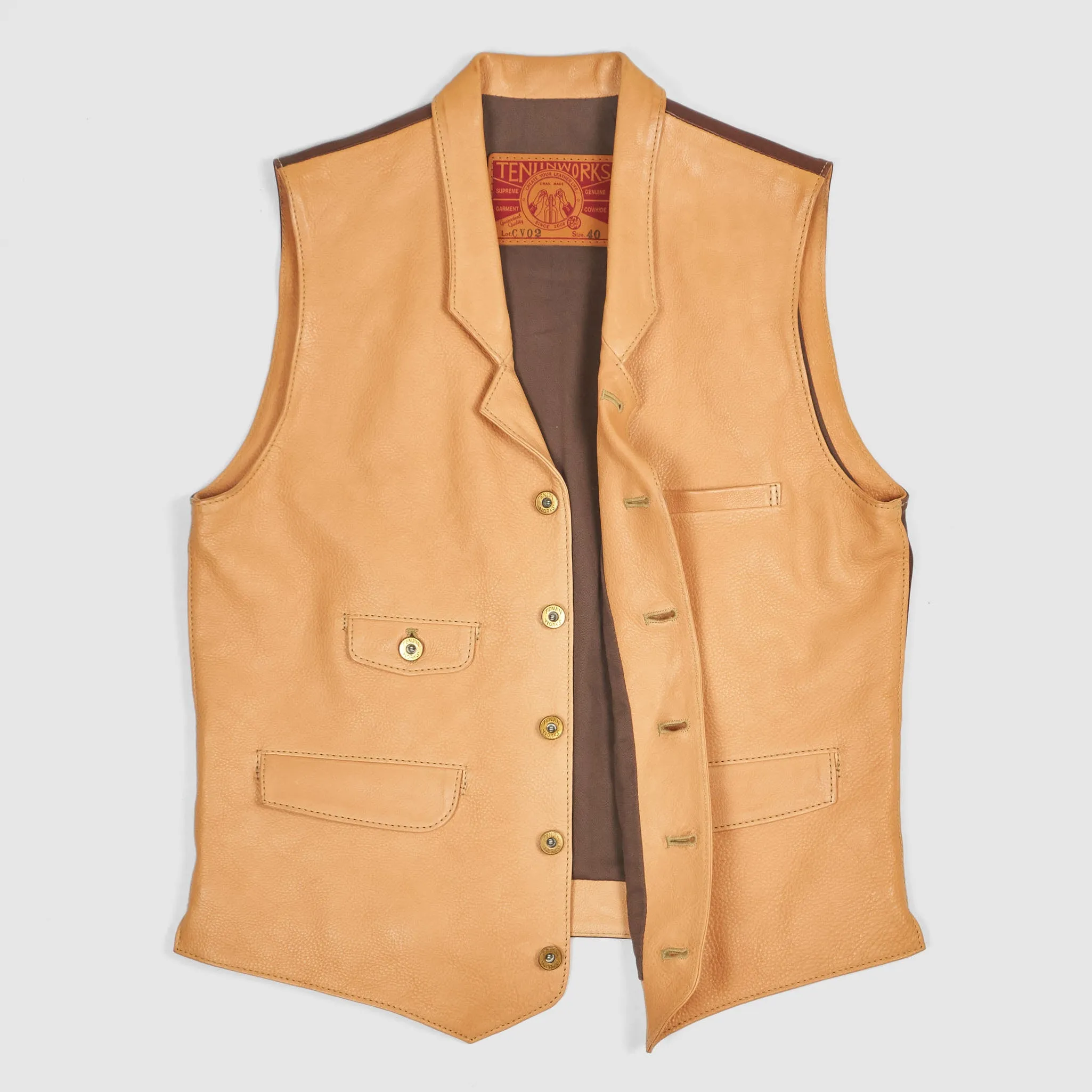 Tenjin Works Craftman Leather Vest