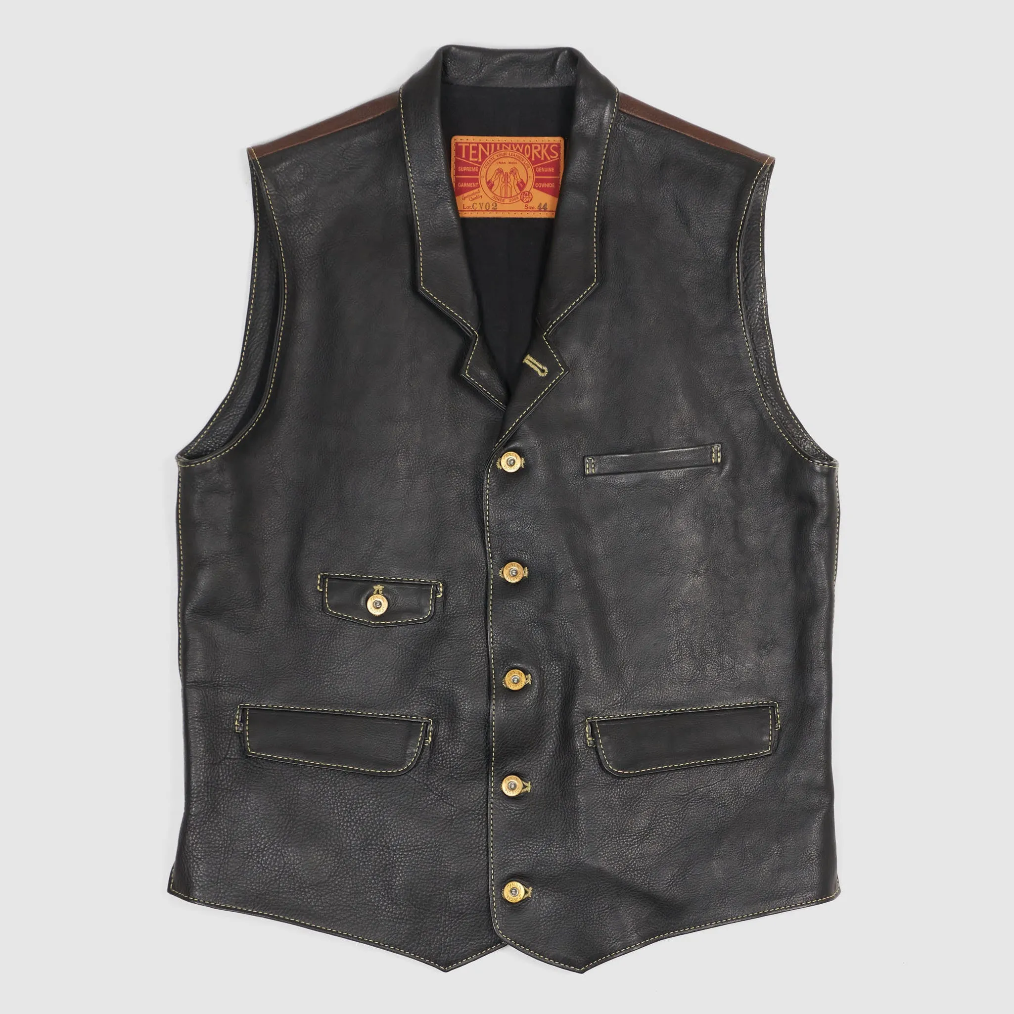 Tenjin Works Craftman Leather Vest