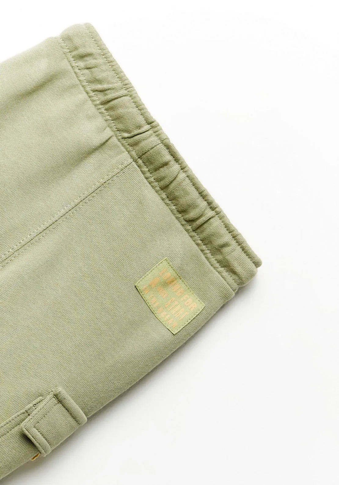 Terry cargo trousers - Green