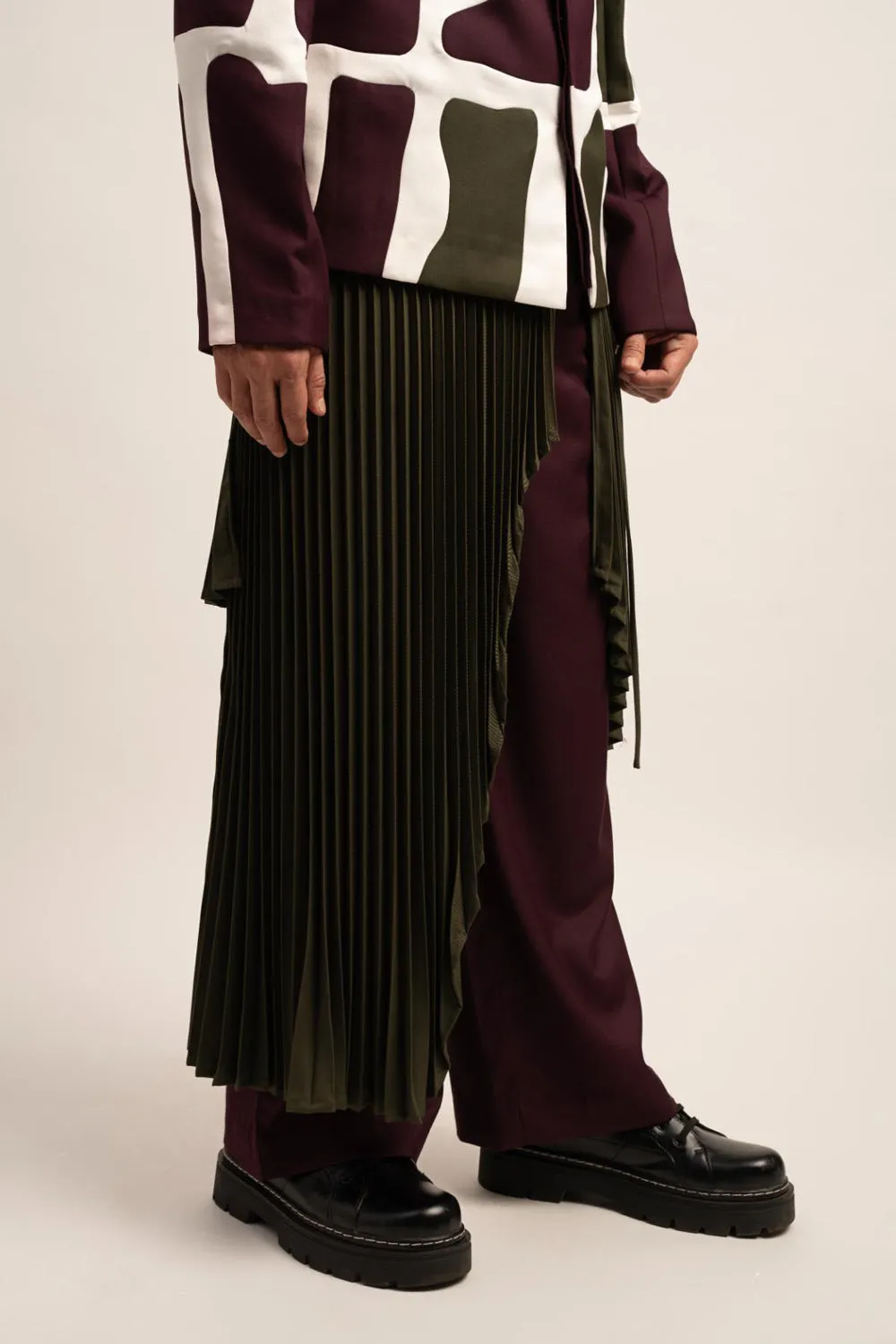 The Chaos Cascade Trousers & Skirt Set
