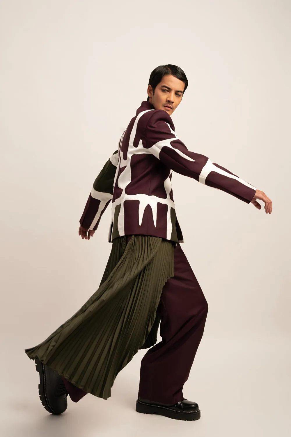 The Chaos Cascade Trousers & Skirt Set