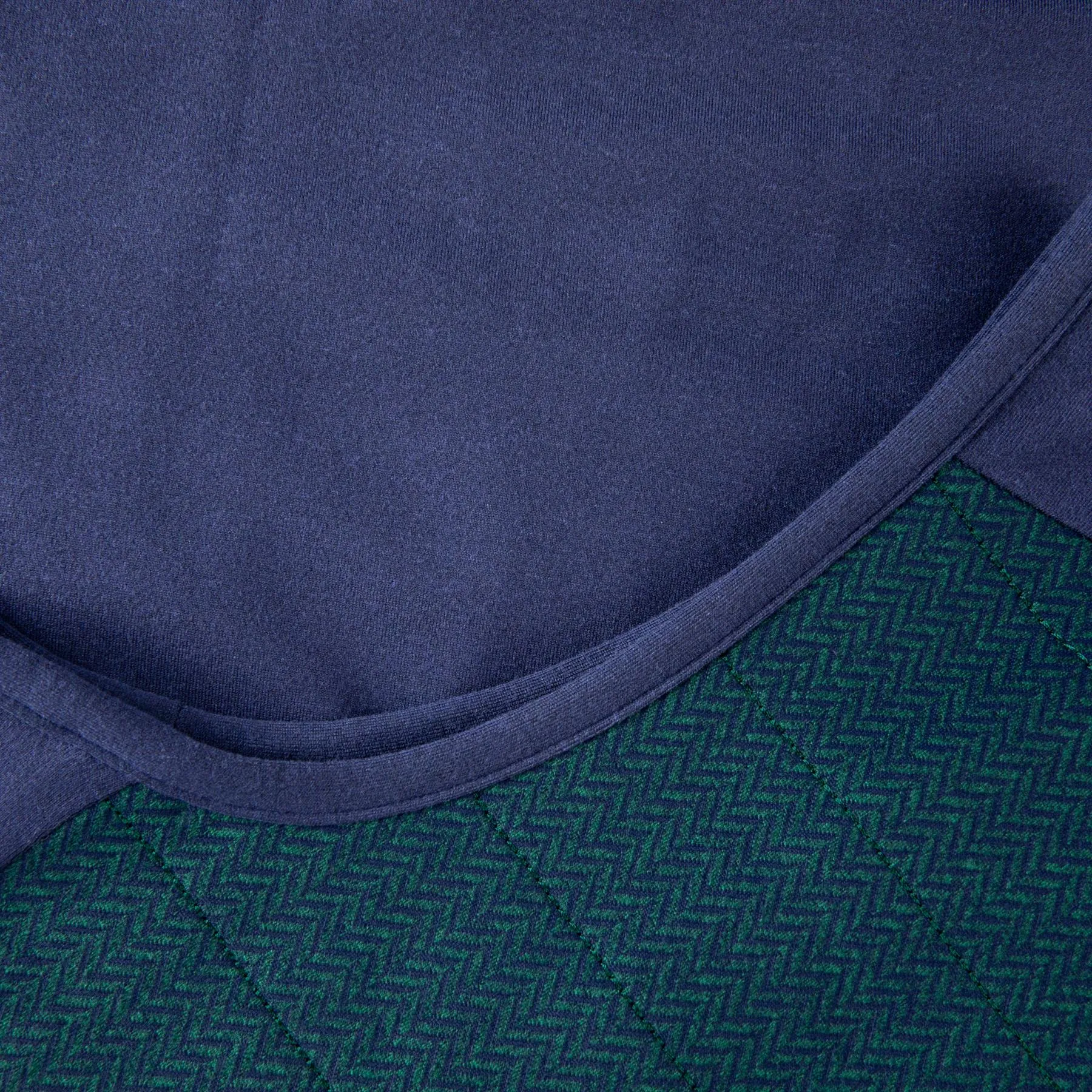 The Perry Performance Fleece Vest Pine Herringbone