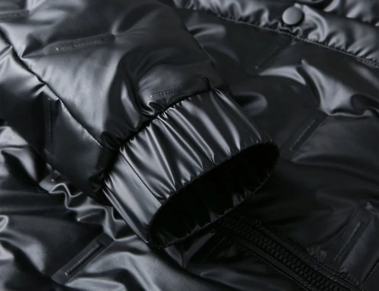 Thickened Puffer Jacket for Men - Fashionable and Windproof