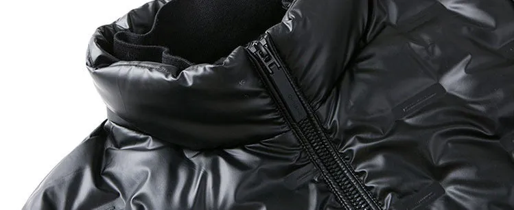 Thickened Puffer Jacket for Men - Fashionable and Windproof