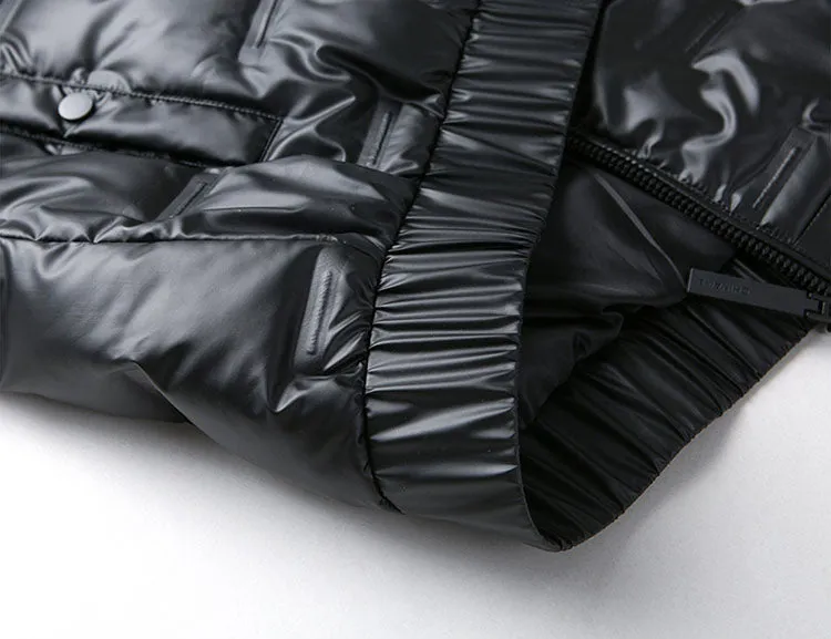 Thickened Puffer Jacket for Men - Fashionable and Windproof