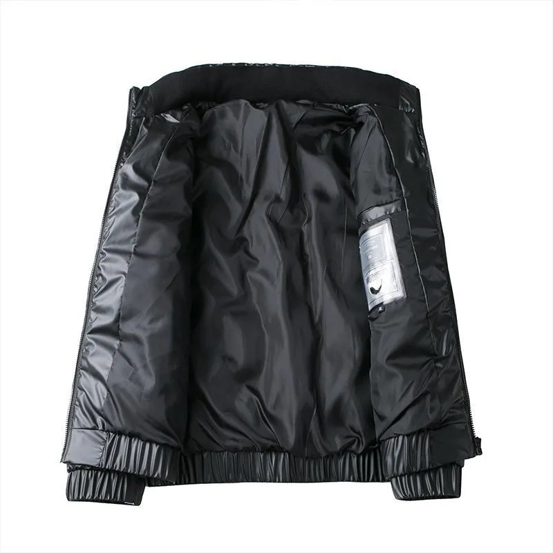 Thickened Puffer Jacket for Men - Fashionable and Windproof