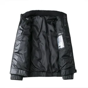 Thickened Puffer Jacket for Men - Fashionable and Windproof