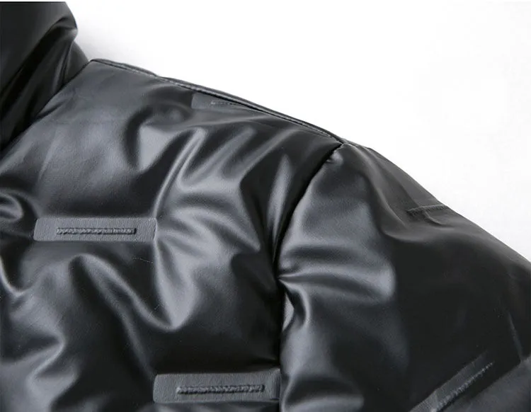 Thickened Puffer Jacket for Men - Fashionable and Windproof