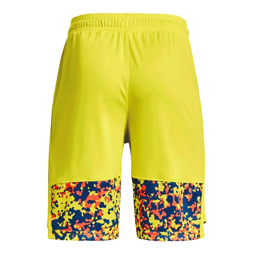 UA Boys' Stunt 3.0 Printed Shorts
