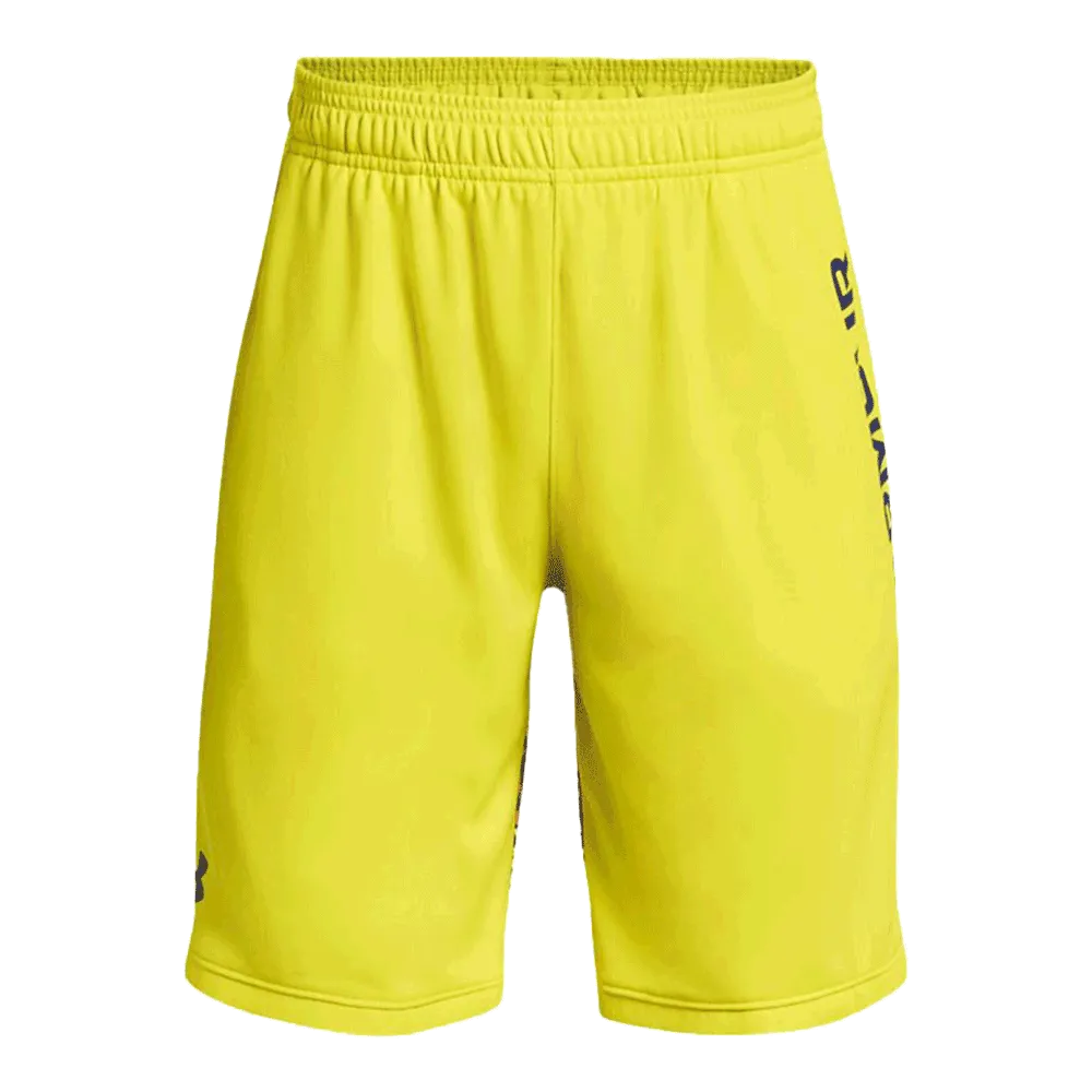 UA Boys' Stunt 3.0 Printed Shorts