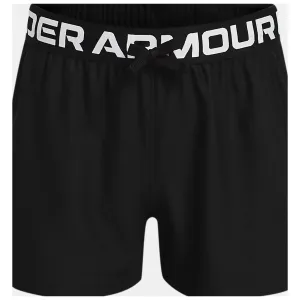 Under Armour Black/Metallic Silver Play Up Short