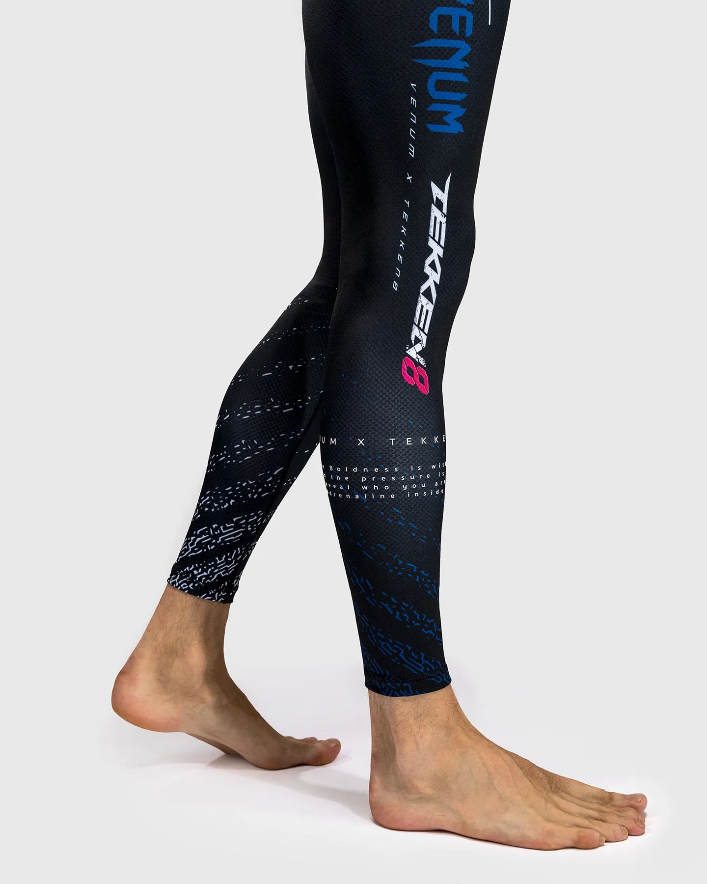 Venum x TEKKEN 8 - Jin Kazama Spats - Blauw/Zwart/Wit