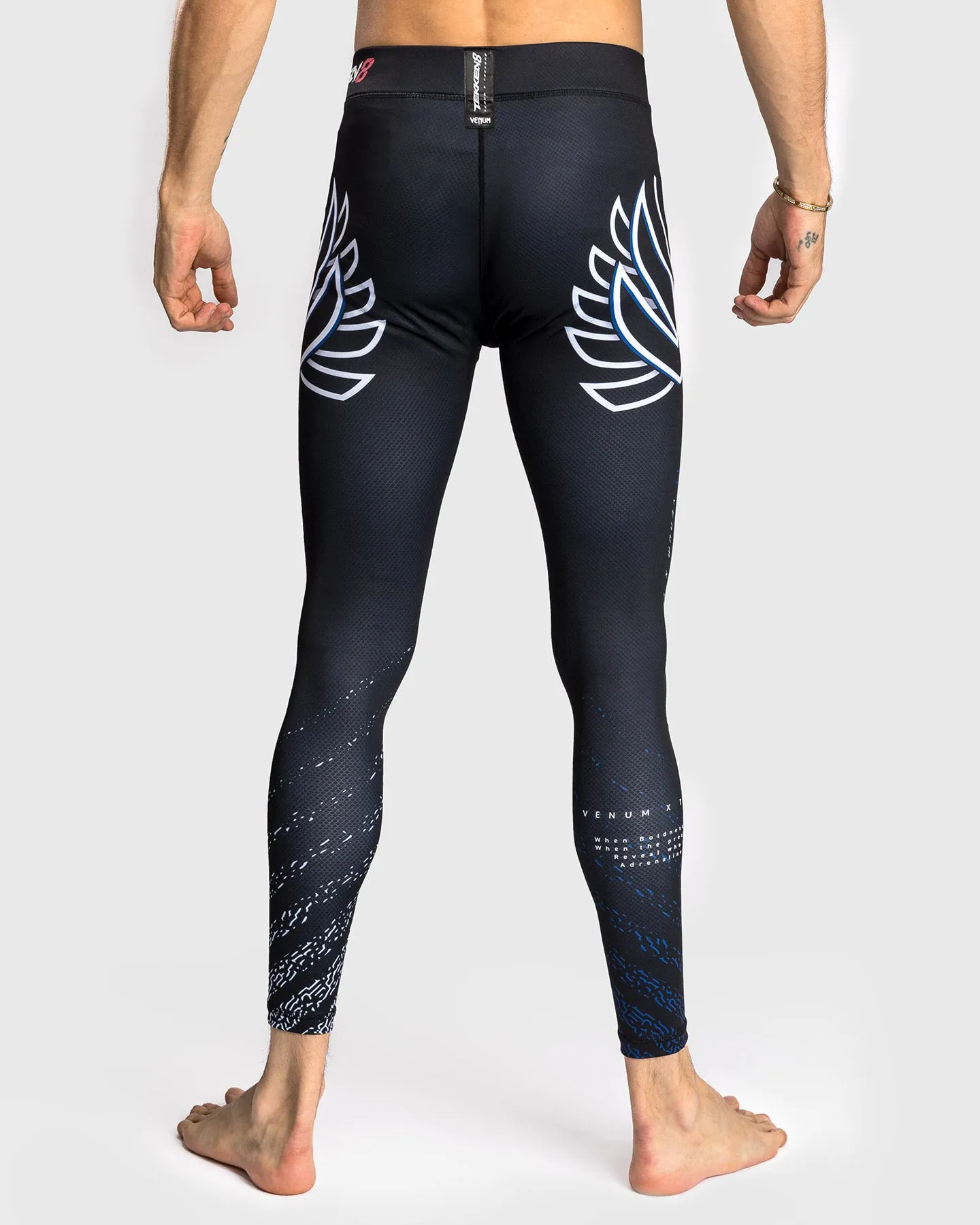 Venum x TEKKEN 8 - Jin Kazama Spats - Blauw/Zwart/Wit
