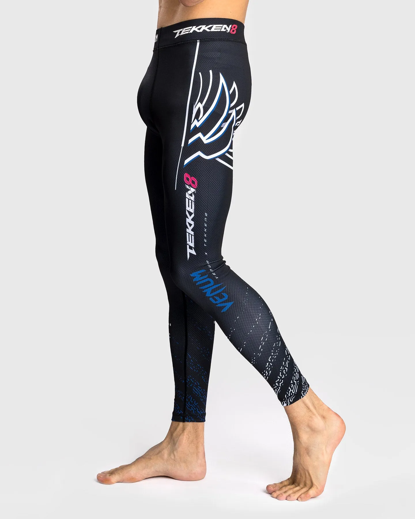 Venum x TEKKEN 8 - Jin Kazama Spats - Blauw/Zwart/Wit