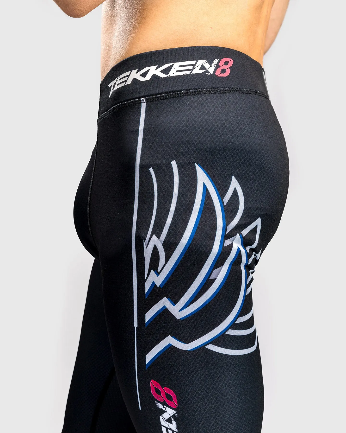 Venum x TEKKEN 8 - Jin Kazama Spats - Blauw/Zwart/Wit