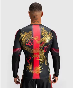 Venum x TEKKEN 8 - Marshall Law Rashguard - Zwart/Rood/Goud