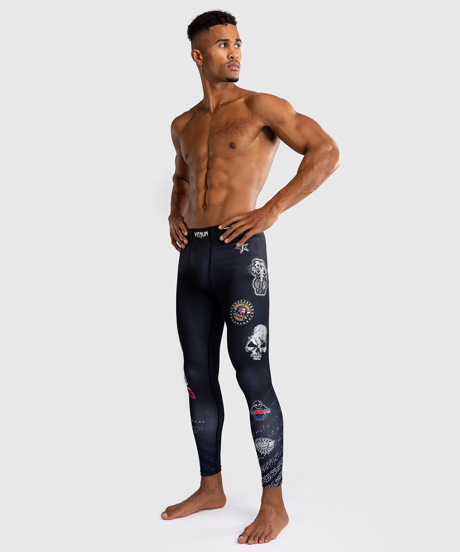 Venum x TEKKEN 8 - Paul Phoenix Spats - Zwart/Blauw