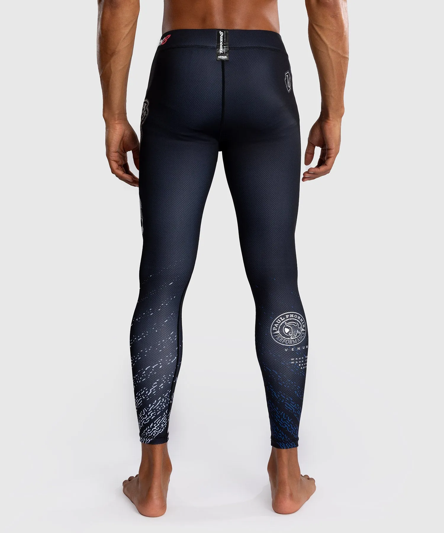 Venum x TEKKEN 8 - Paul Phoenix Spats - Zwart/Blauw
