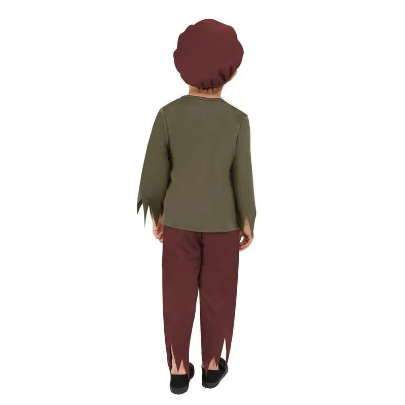 Victorian Poor Boy Costume - Green