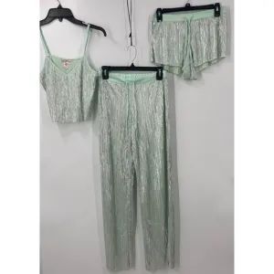 Victoria’s Secret 3 piece metallic lightweight pajama set S