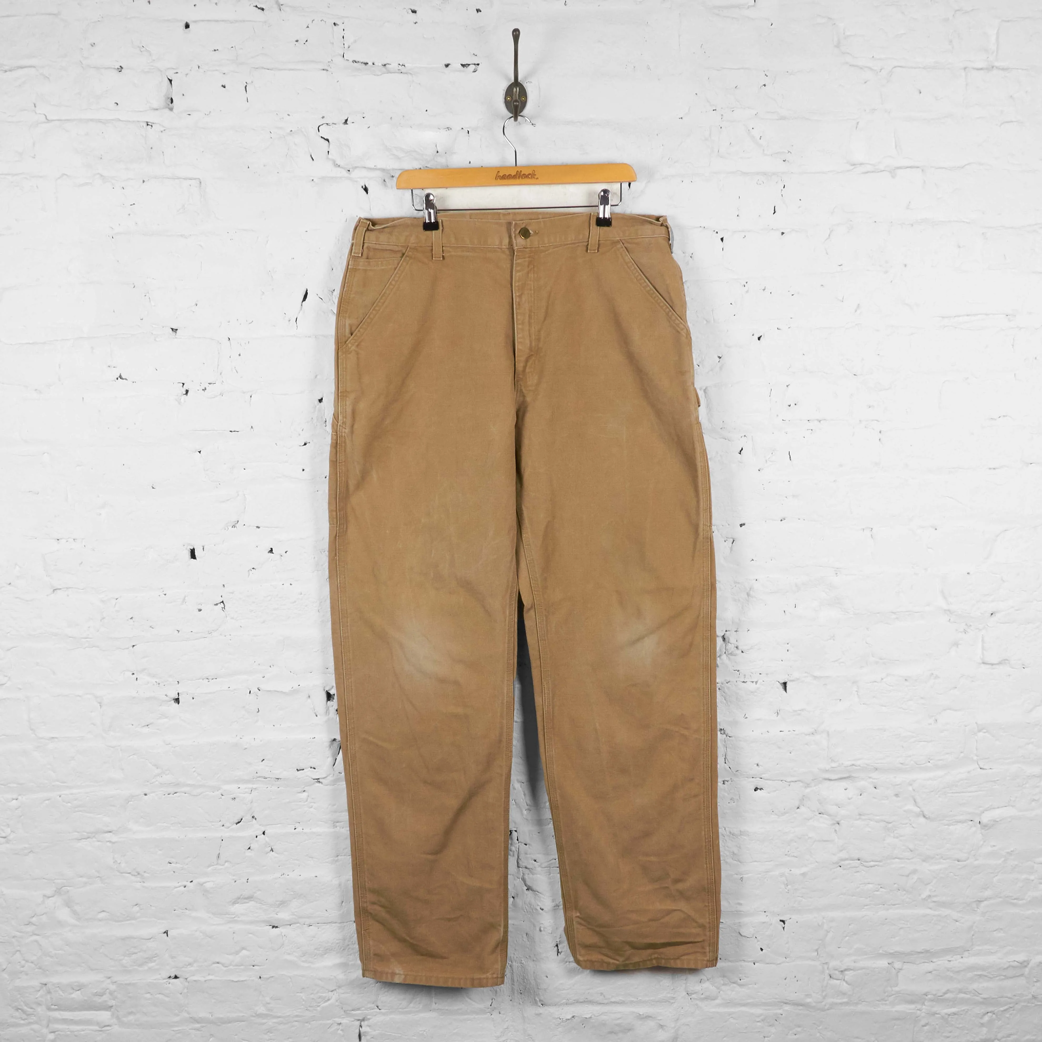 Vintage Carhartt Cargo Trousers - Cream - L
