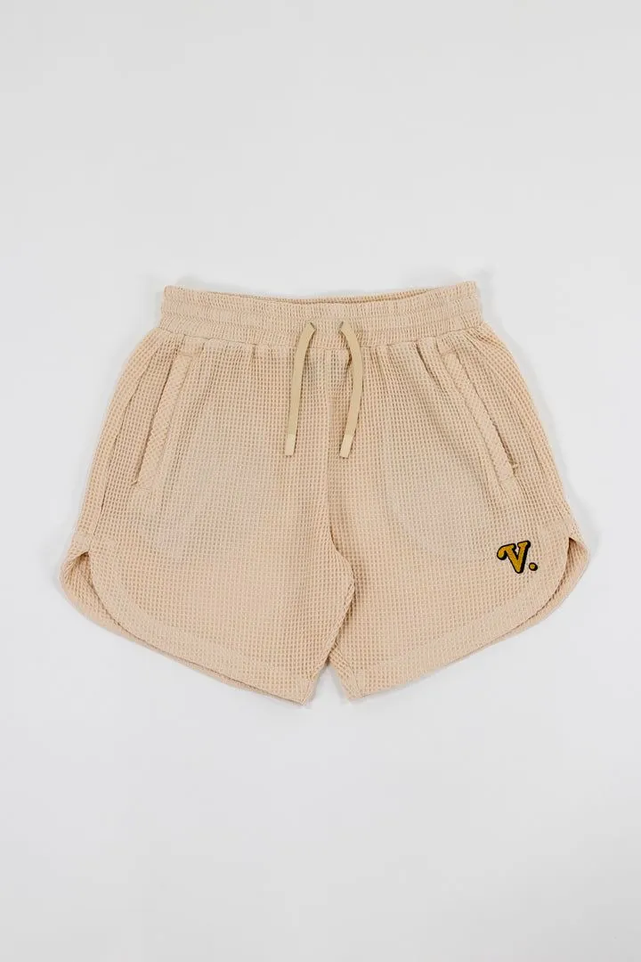 Waffle Resort Shorts (Beige)