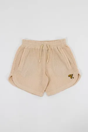 Waffle Resort Shorts (Beige)