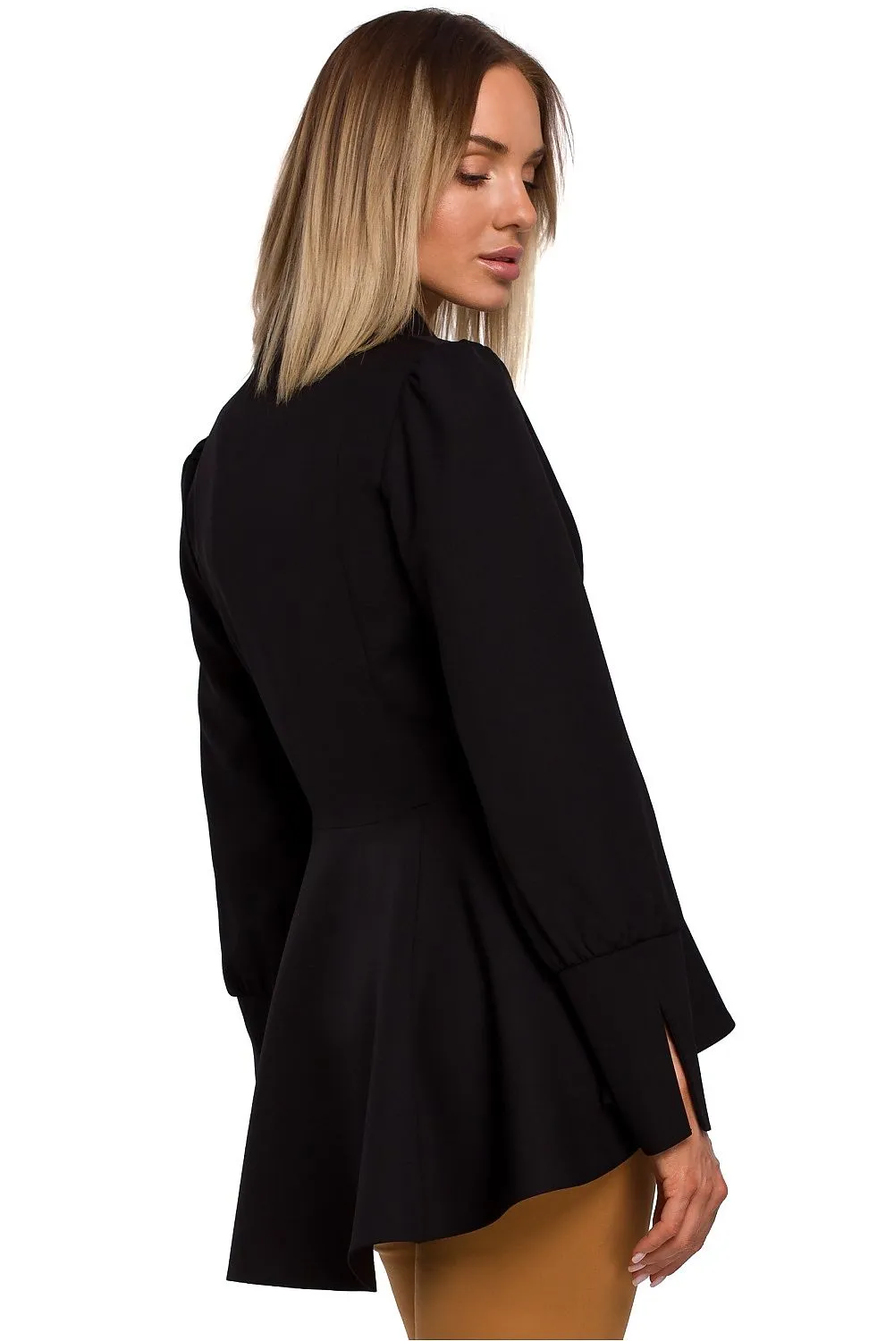 Wavy Tailcoat with Defined Waist