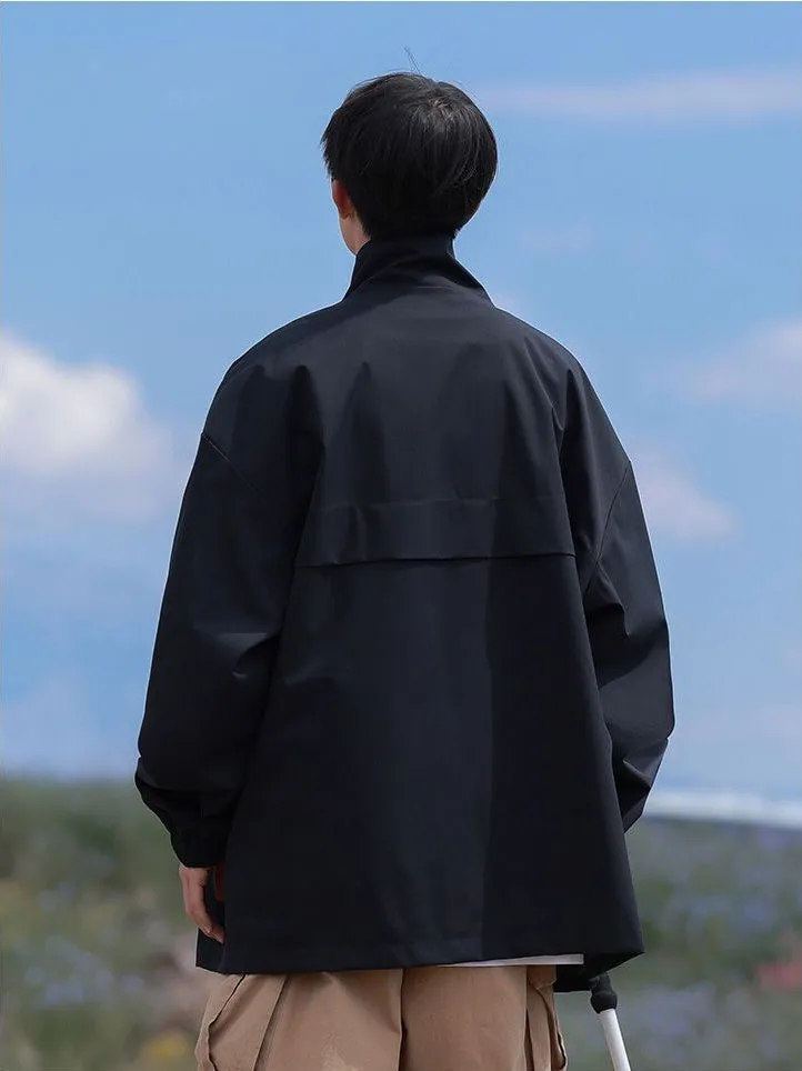 Windproof and Stain-Resistant Casual Raincoat