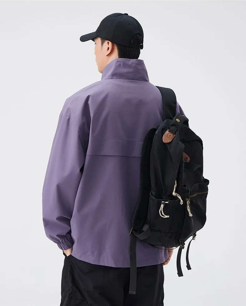 Windproof and Stain-Resistant Casual Raincoat