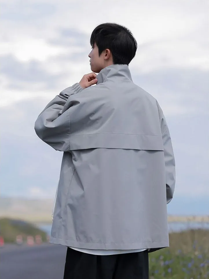Windproof and Stain-Resistant Casual Raincoat