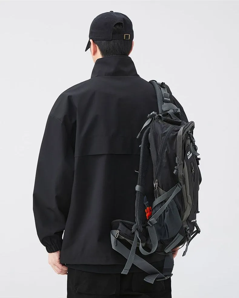 Windproof and Stain-Resistant Casual Raincoat