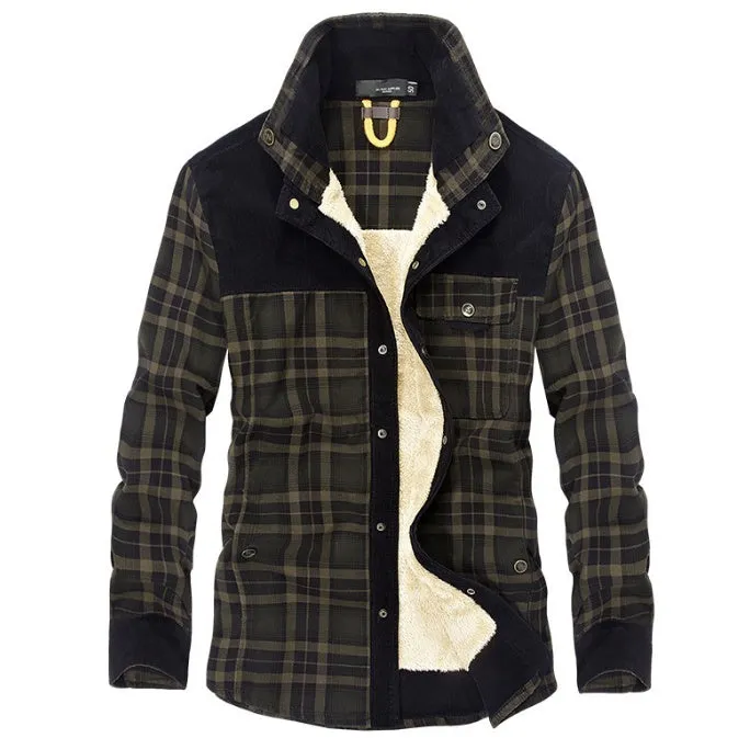 Winter Jacket Men Thicken Warm Fleece Jackets