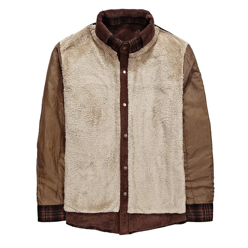 Winter Jacket Men Thicken Warm Fleece Jackets
