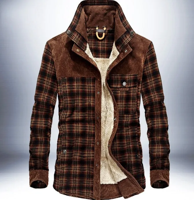 Winter Jacket Men Thicken Warm Fleece Jackets
