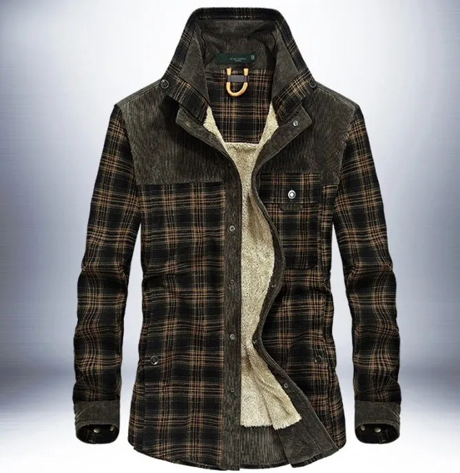 Winter Jacket Men Thicken Warm Fleece Jackets